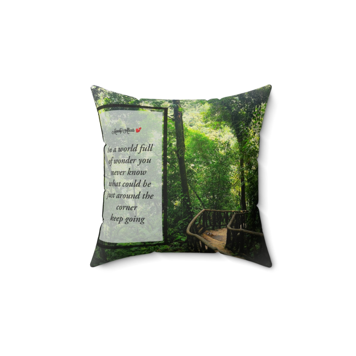 Just Around The Corner - Throw Pillow